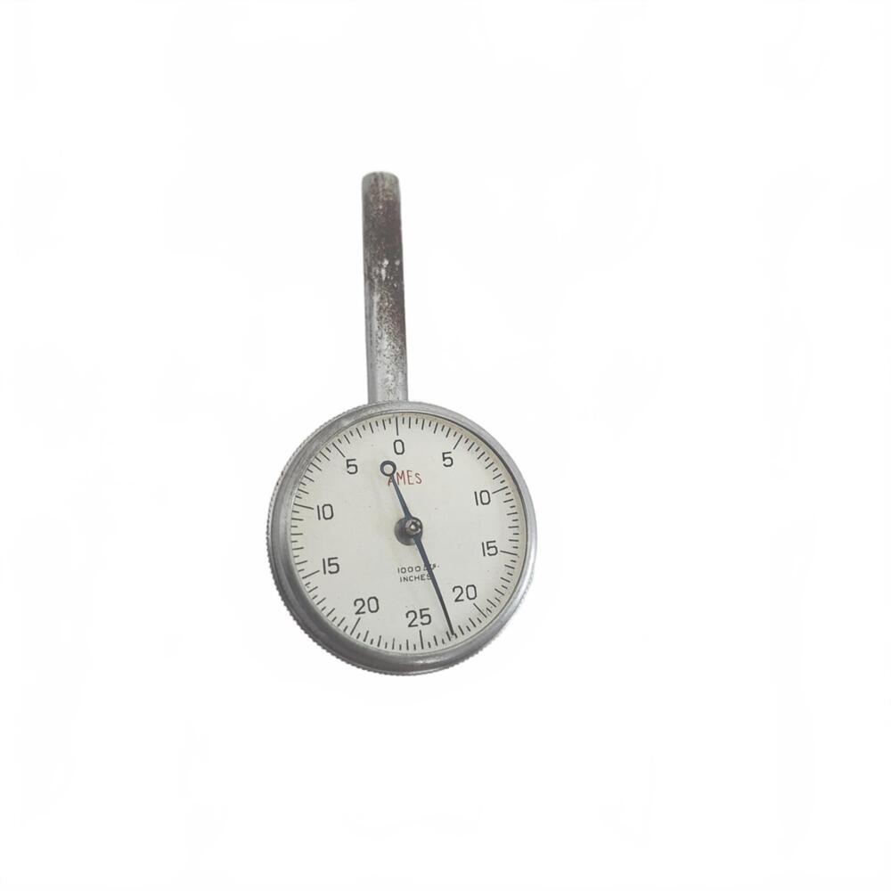 Vintage Ames Dial Indicator Gauge 1/1000 In Precision Measuring Tool Machinists